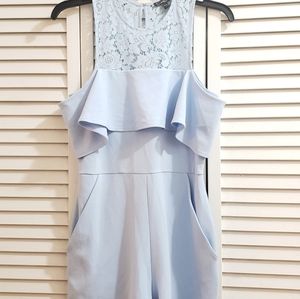 Express Short Romper size 6 blue